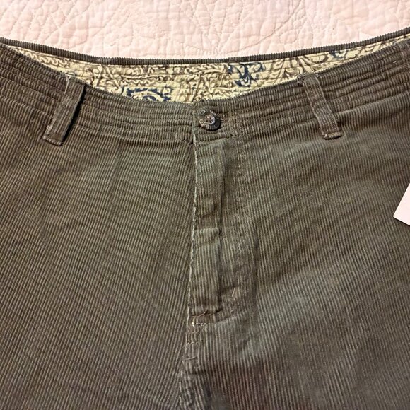 Columbia Green Corduroy Pants 16 NEW - Picture 10 of 16